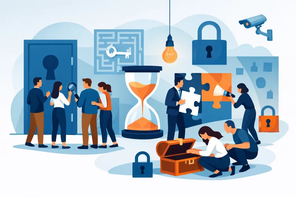 Escape room para grupos grandes sin líos