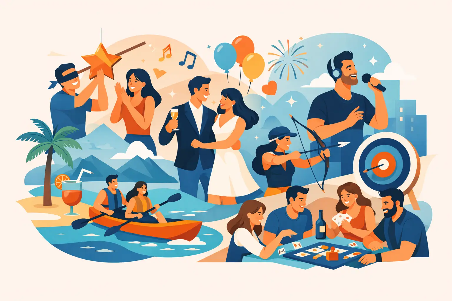 Despedida mixta con Pool Party y actividades
