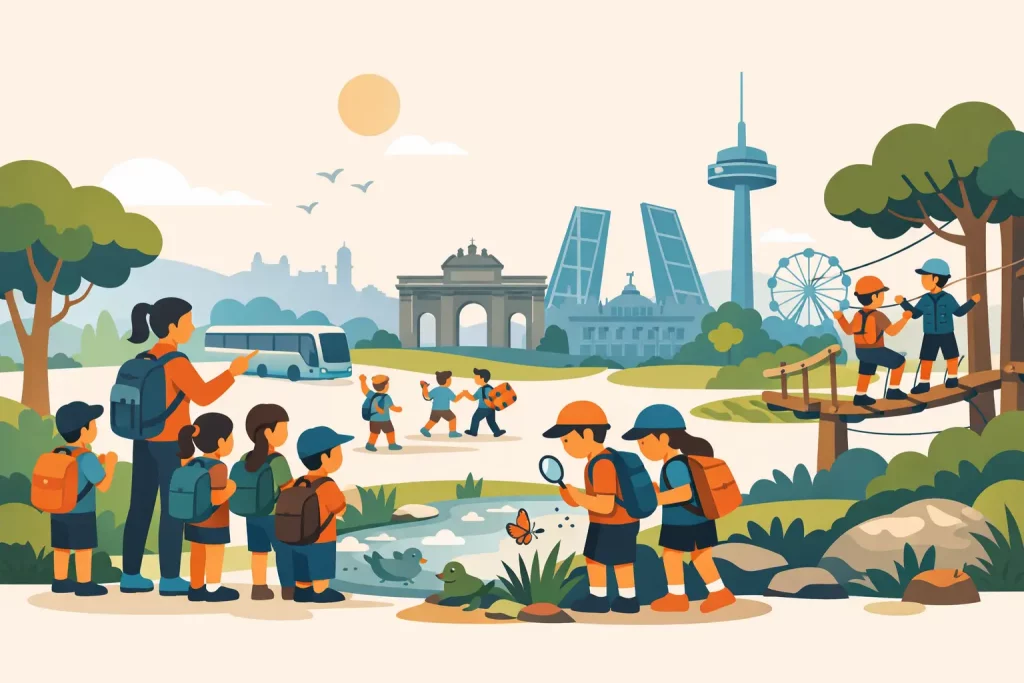 Excursiones escolares con actividades en Madrid