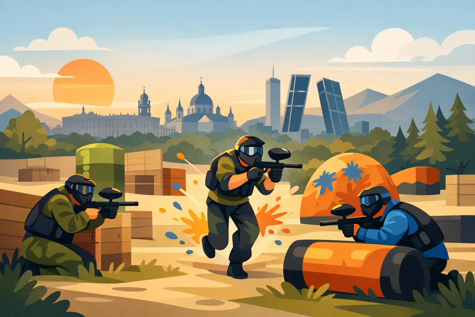 Paintball y Pool Party para despedidas