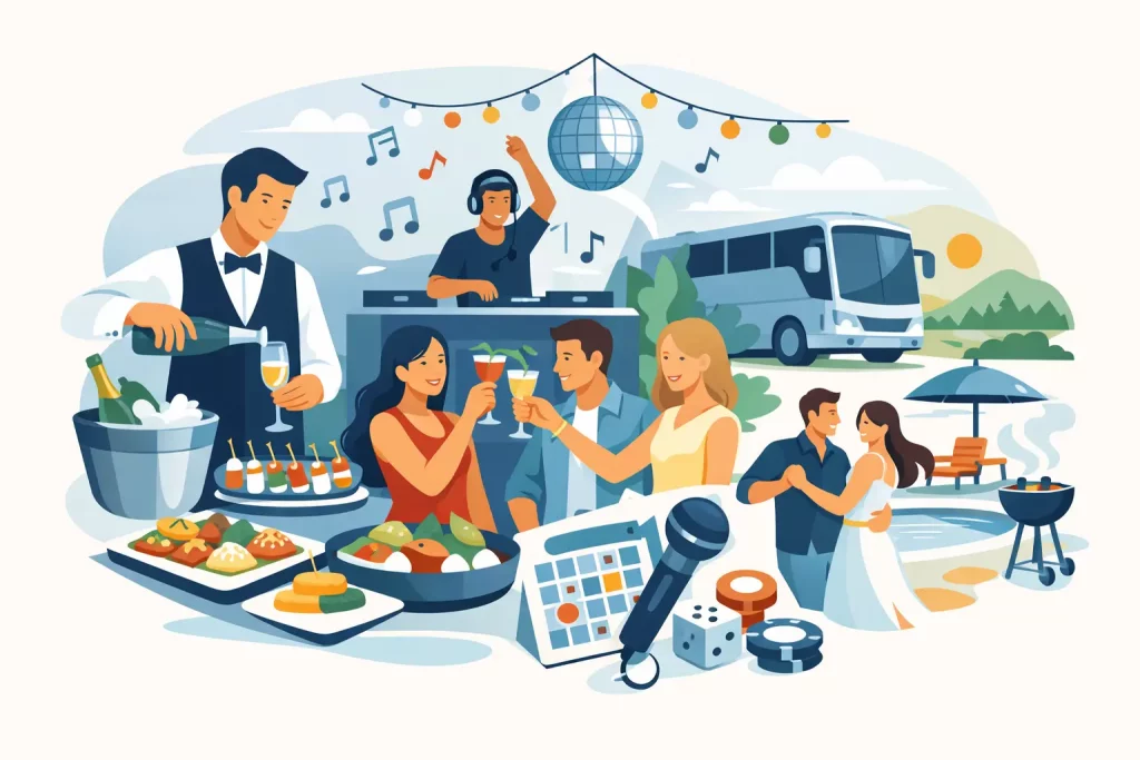 Qué incluye una fiesta completa para grupos
