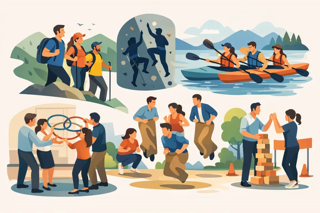 12 ideas de teambuilding para equipos activos