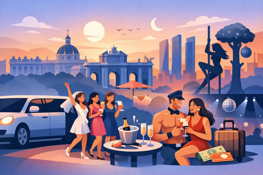 Cuánto cuesta una despedida completa en Madrid