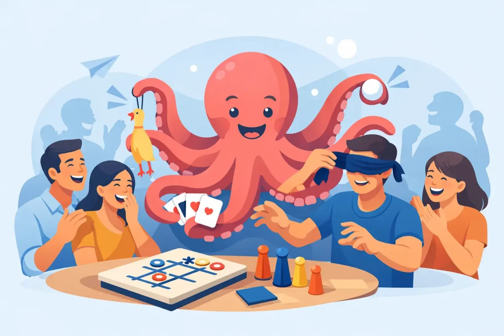 Juegos del pulpo para grupos que quieren reír